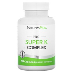 NaturesPlus Pro Super K Complex, 60 Capsules