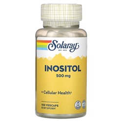 Solaray Inostitol, 500 mg, 100 VegCaps