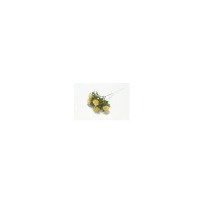 Искусственные цветы, Ветка в букете садилка (роза 5 гол.+ нарцисс 5 гол.) (1010237) микс