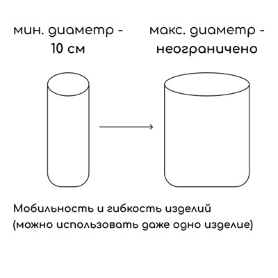 Защита стволов деревьев, 36 × 22 см, набор 4 шт., пластик