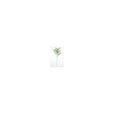 Искусственные цветы, Ветка кустовая пальма 8 листьев (1010237) зеленый
