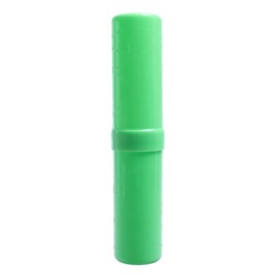 Пенал-тубус (40 х 215 мм) Calligrata, пластиковый, зеленый