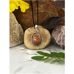 Серебряный кулон с Медной Бирюзой, 6.93 г; Silver pendant with Copper Turquoise, 6.93 g