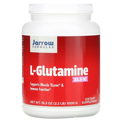 Jarrow Formulas L-Glutamine Powder, 35.3 oz (1000 g)