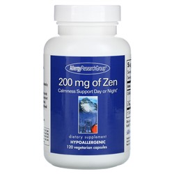 Allergy Research Group Zen, 200 mg, 120 Vegetarian Capsules