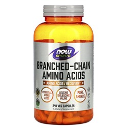 NOW Foods Sports, Branched-Chain Amino Acids, 240 Capsules