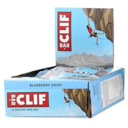 Clif Energy Bar, Blueberry Crisp, 12 Bars, 2.40 oz (68 g) Each