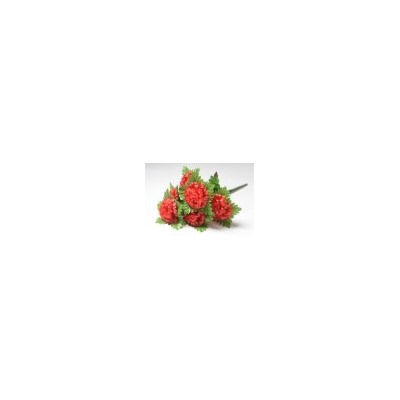 Искусственные цветы, Ветка в букете шафран на листе 6 веток(1010237) микс