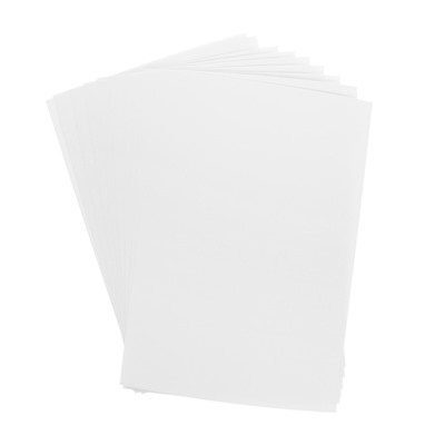 Картон белый А5, 16 листов, мелованный, плотность 200 г/м2, в папке