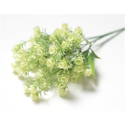 Искусственные цветы, Ветка в букете зелени клевера 5 веток (1010237)