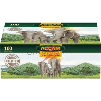 Чай АССАМ 100 пакетиков  (кор*9)