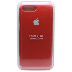 Силиконовый чехол для iPhone 7 Plus / 8 Plus темно-красный