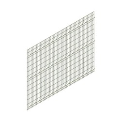 Панельное ограждение, 2.7 × 1.74 м, ячейка 55 × 235 мм, d - 3 мм, цвет зелёный, «ПРЕГРАДА»