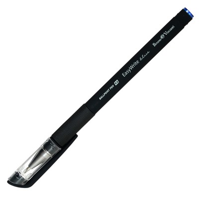 Ручка шариковая EasyWrite Black, узел 0.5 мм, синие чернила, матовый корпус Silk Touch