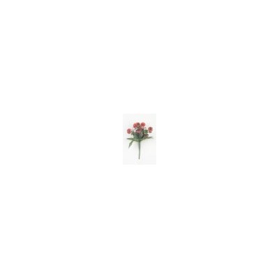 Искусственные цветы, Ветка в букете пластиковая садилка одуванчик 5 голов (1010237) микс