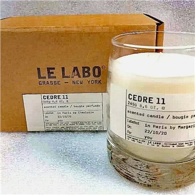 Свеча ароматическая парфюмерная Le Labo Cedre 11