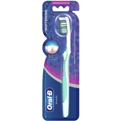 Зубная щетка Oral-B (Орал-Би) 3-D White Whitening, средняя жесткость 40, 1 шт