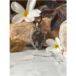 Серебряный кулон с астрофилитом, 10.31 г; Silver pendant with astrophylite, 10.31 g