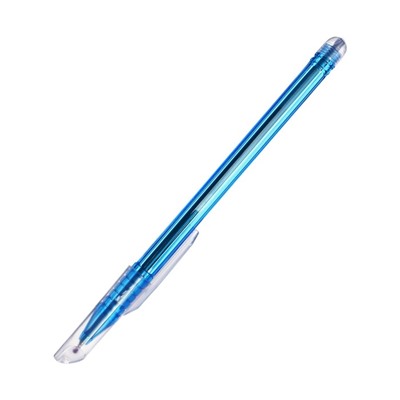 Ручка шариковая 0,7 мм стержень синий, корпус тонированный синий