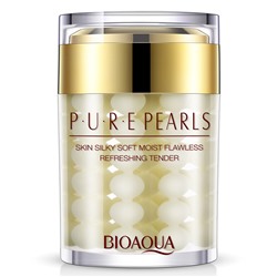 BIOAQUA, Увлажняющий крем с натуральной жемчужной пудрой Pure Pearls, 60 гр