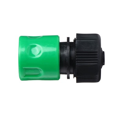 Коннектор с аквастопом, 5/8" (16 мм), быстросъёмное соединение, рр-пластик