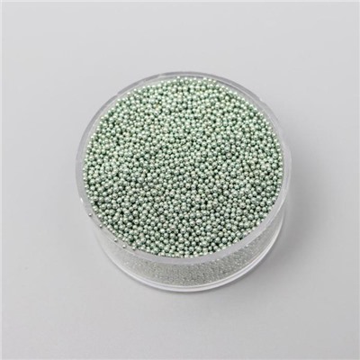 Микробисер стекло "Серо-зелёный" набор 10 гр