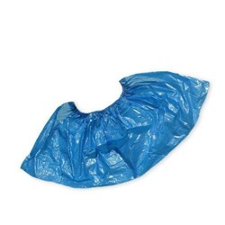 Бахилы полиэтиленовые голубые 50 шт в упаковке Особые