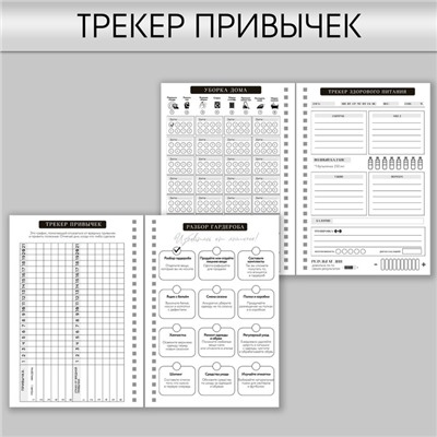 Дневник осознанности «Создавай себя сегодня» в тв. обл. с тиснением А5, 86 л