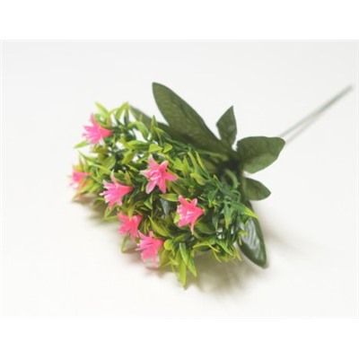 Искусственные цветы, Ветка в букете садилка лилии пластиковая 9 веток (1010237)