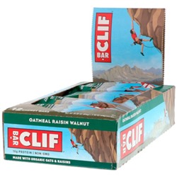Clif Energy Bar, Oatmeal Raisin Walnut, 12 Bars, 2.40 oz (68 g) Each