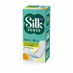 OLA! Прокладки ежедневные удлиненные Ромашка SILK Sense DAILY LARGE DEO уп. 20 шт. Т 0602