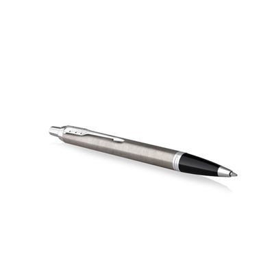 Ручка шариковая Parker IM Essential K319 Brushed Metal CT М, 1.0 мм, корпус из латуни, синие чернила