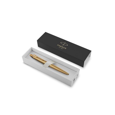 Ручка шариковая Parker Jotter Monochrome XL SE20 Gold GT М 1.0 мм, корпус из нержавеющей стали, синие чернила