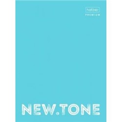 Тетрадь А4  80л клетка на кольцах "NEWtone PASTEL Незабудка" (065622) 05025 Хатбер {Россия}