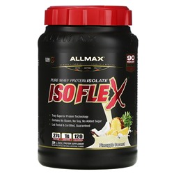ALLMAX Isoflex, Pure Whey Protein Isolate (WPI Ion-Charged Particle Filtration), Pineapple Coconut, 2 lbs (907 g)