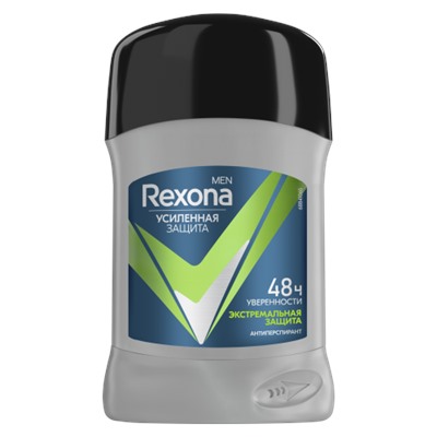 Дезодорант-антиперспирант стик мужской Rexona (Рексона) Экстремальная защита, 50 мл