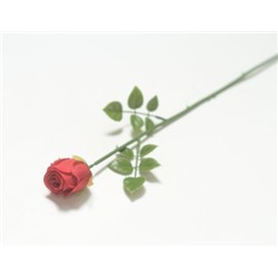 Искусственные цветы, Ветка одиночная бутон розы (1010237)