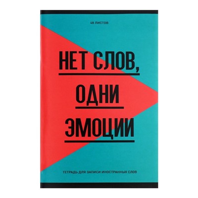 Словарь для записи иностранных слов А6, 48 листов "Запиши или забудь", обложка мелованный картон, вд-лак, блок офсет, МИКС