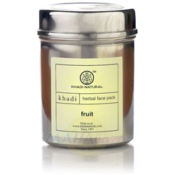 Маска для лица Фрукты, 50 г, производитель Кхади; Fruit Herbal Face Pack, 50 g, Khadi