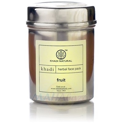 Маска для лица Фрукты, 50 г, производитель Кхади; Fruit Herbal Face Pack, 50 g, Khadi