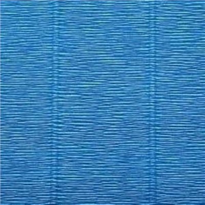 Бумага гофрированная 620957 синяя Италия 50 см*2.5 м 140 г