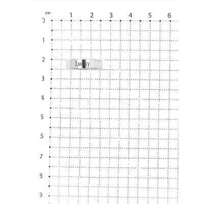 Кольцо из родированного серебра - Lucky (счастливый)