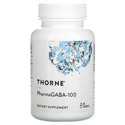 Thorne PharmaGABA-100, 60 Capsules