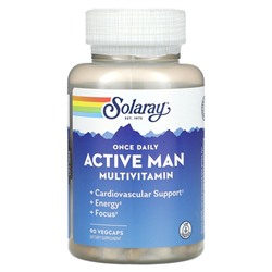 Solaray Once Daily Active Man Multivitamin, 90 VegCaps