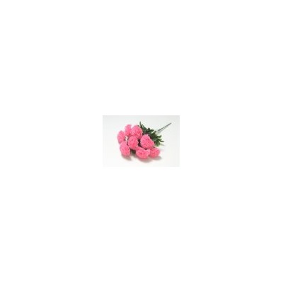 Искусственные цветы, Ветка в букете гвоздика 9 голов (1010237) микс