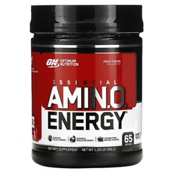 Optimum Nutrition ESSENTIAL AMIN.O. ENERGY,  Fruit Fusion, 1.29 lb (585 g)