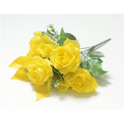 Искусственные цветы, Ветка в букете смешанная роза с каллой (1010237)