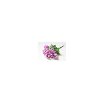 Искусственные цветы, Ветка в букете бутон роз 6 голов (1010237) микс