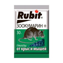 Гранулы от грызунов "Rubit", пакет 30 г