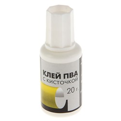 Клeй ПВА Гамма "Эконом", 20 г, с кисточкой